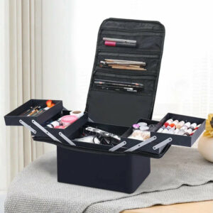 Large Capacity Multi-Layer Storage Case - Manicure, Hairdressing, Embroidery & Cosmetics Tool Kit Organizer