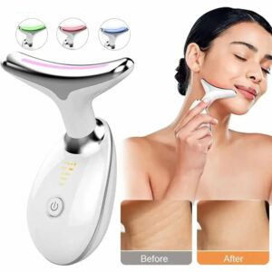 EMS Therapy Neck Lifting Tighten Thin Double Chin Neck Lines Facial Massager