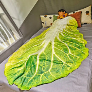 Double-Sided Creative Appearance Home Sofa Cabbage Blanket